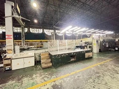 Käytetty Flexo Printer Slotter Die Cutting Machinery